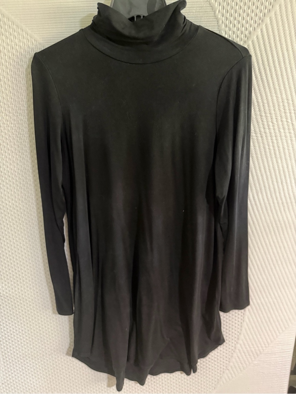 Eileen Fisher Black Turtleneck Long-Sleeve Women's Top